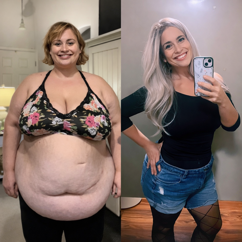 Before and after patient result